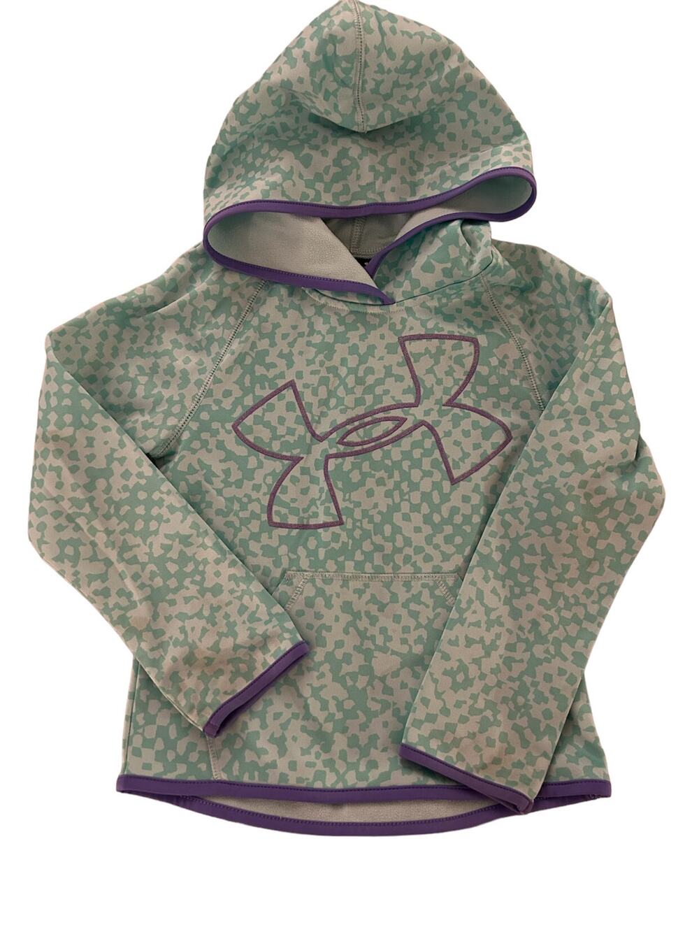 Under Armour Teal Green Hoodie size 6